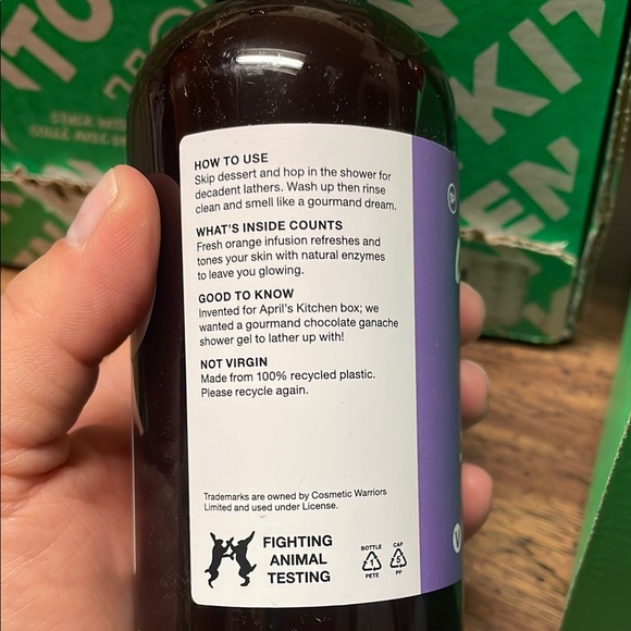 LUSH Chocolate Orange Shower Gel from April 2025 kitchen box - Picture 5 of 6